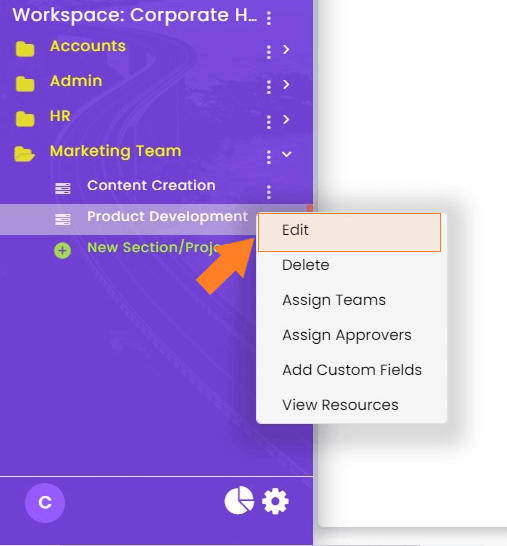 AI Task Description feature