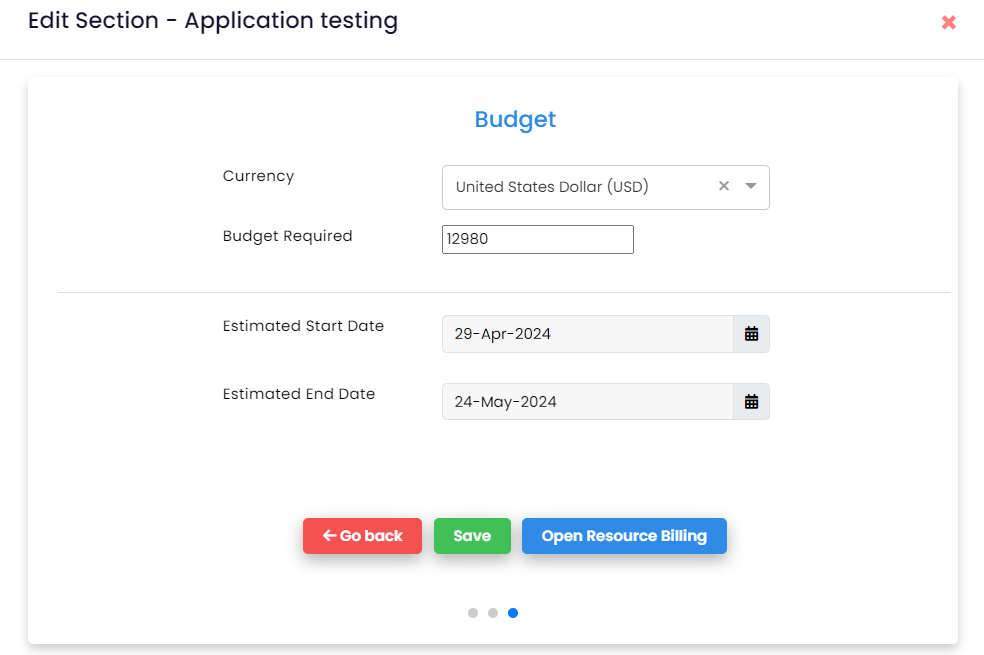 AI Task Description feature