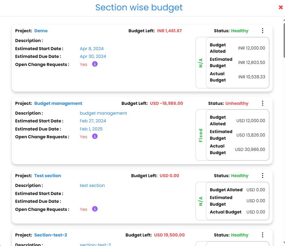 AI Task Description feature