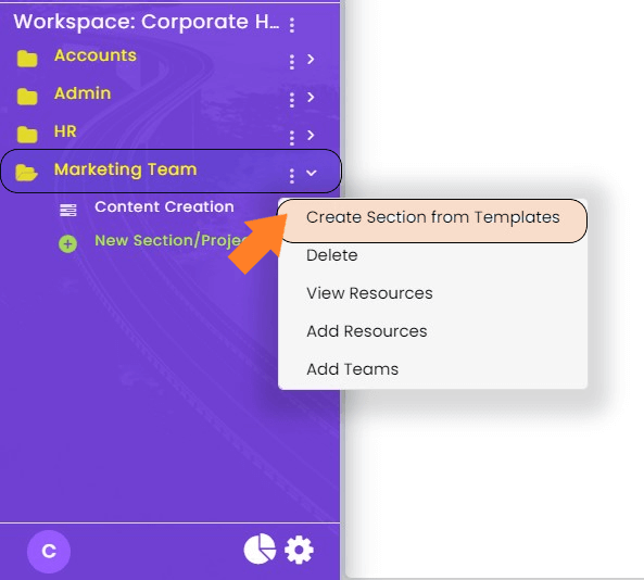 AI Task Description feature