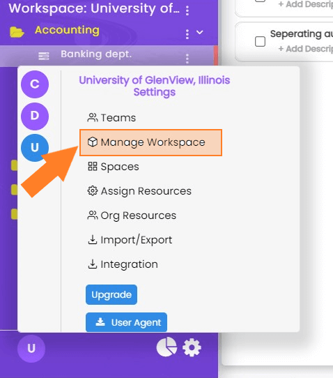AI Task Description feature